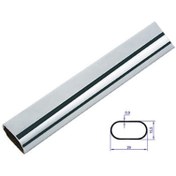 Resim Krom 3 Metre Oval Askı Borusu (AFX.0060) 