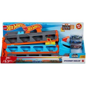 Resim HOT WHEELS Hot Wheeşs Sürat Pisti Tır 3 Adet Arabalı 