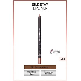 Resim Note Cosmetics Silk Stay Lipliner Suya Dayanıklı İpeksi Dudak Kalemi 10 Chocolate Brown 