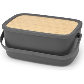 Resim Storemax Ekmek Saklama Kutusu Nic Dark Grey 128264 