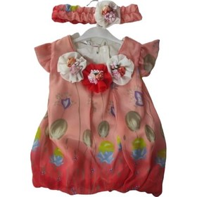 Resim Cebeciticaret Kız Bebek Elbise Şifon Somon 