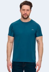 Resim Slazenger VISHAL KTN Erkek Tişört Petrol 