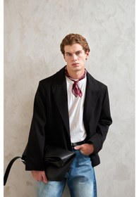 Resim Hyman Erkek Oversize Blazer Ceket Siyah 