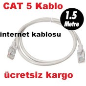 Resim Uydu Cihazi Ile Modem Arasi Internet Kablosu Cat5 1 5 Mt 