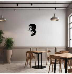 Resim Metal Duvar Dekorasyonu Tommy Shelby Metal Duvar Tablosu Pop Art 