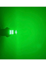 Resim T10 Led 26 Ledli W5w Canbus Metal Ultra Power Yeşil Park Plaka Tavan Ampulü 