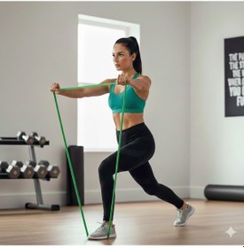 Resim Çeşitli Kg Direnç Bantları, Gym Barfiks Direnç Bandı, Kas Geliştirme Direnç Bandı, Pilates Egzersiz Bandı Yeşil 