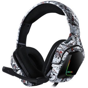 Resim Geeroyoo Onıkuma K20 Camouflage Beyaz Oyun Kulaklığı: Led Işıklı, Gürültü Engelleme Mikrofonlu, Ses Kontrolü Ve Çoklu Cihaz Uyumlu 