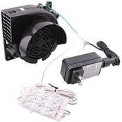 Resim 12v 1.5a Şişirilebilir Hava Üfleyici Yedek Fan Üfleyici Motoru 3 Led Işıklı Dz S20241212960 