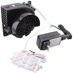 Resim 12v 1.5a Şişirilebilir Hava Üfleyici Yedek Fan Üfleyici Motoru 3 Led Işıklı Dz S20241212960 