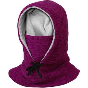 Resim Yaozixa Kış Bisiklet Mützeni Unisex - Rüzgar Engeli Ve Isı Sağlama - Yüz Ve Boyun Kapsama - Kaydırmalı İp Detayı - Mor Kırmızı - Tek Boyut 