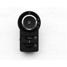 Resim Chevrolet Cruze J300 09-14 Far Anahtarı Krom 12 Pın On Sıslı 