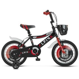 Resim Ümit Alpına 16 Jant Siyah-kırmızı Bisiklet Siyah - Kırmızı 