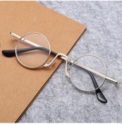 Resim Willowhaven Siyah +200 Metal Yuvarlak Çerçeve Retro Presbiyopi Gözlüğü Rahat Okuma Gece Sürüş 