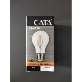 Resim Cata 8W E27 3200K Günışığı Renk Rustik LED Ampul CT-4217 