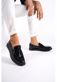Resim Mubiano Rgn9500 Erkek Kolej Model Rugan Loafer Siyah 