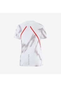 Resim Salomon S/lab Speed Kadın Koşu Tişört White Lc2695200 Beyaz 