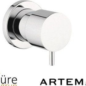 Resim Artema Ankastre Stop Valf Sıva Üstü. Krom A41449 Krom 