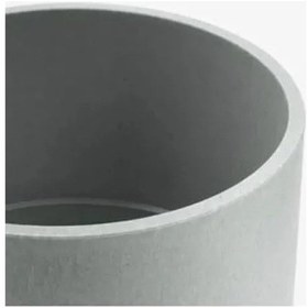 Resim Dekoratif Plastik Saksı 15 Cm Gri - 