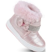 Resim Kaptan Junior Kız Çocuk Botu Içi Kürklü Kaymaz Taban 