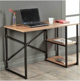 Resim Genel Markalar 2 Raflı Çalışma Masası 60x120 Cm Atlantik Çam 