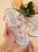 Resim PASSAGE SHOES 6174 Kadın Deniz Kabuklu Parmak Arası Sandalet 