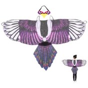 Resim 1 Set Çocuk Kostümü Kartal Kanat Cadılar Bayramı Erkek Kız Giydirme Kanat Cadılar Bayramı Partisi Ikramlığı 