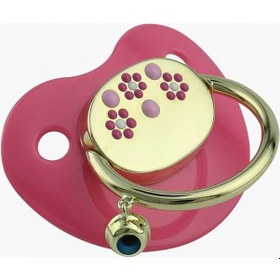 Resim Pembe Papatya Figürlü Altın Emzik 3.35 G 