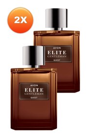 Resim Avon Elite Gentleman Quest Erkek Parfüm Edt 75 Ml. İkili Set 