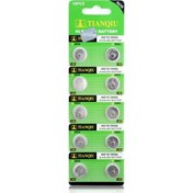 Resim Tianqiu AG10 LR1130/389 Alkalin Düğme Pil 10'lu 