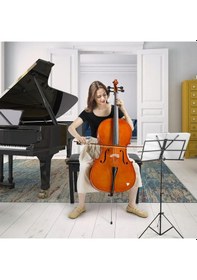 Resim Midex Gt-124m Profesyonel Üst Kalite Maun Çello Viyolonsel 