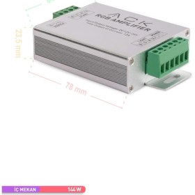 Resim Ack Rgb Sinyal Güçlendirici 12V 144W 