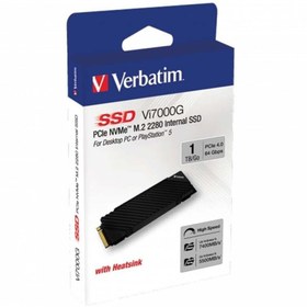 Resim Verbatim 1TB Vi7000G Internal PCIe NVMe M.2 GEN4 SSD (7400MB Okuma/5500MB Yazma) 