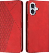 Resim İphone Uyumlu 17 Pu Deri Kartlık Standlı Cüzdan Kapak 