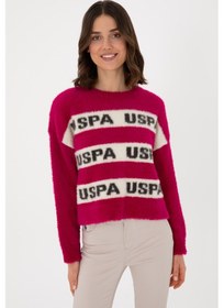 Resim U.S. Polo Assn. Kadın Fuşya Bisiklet Yaka Kazak 50294259-VR023 
