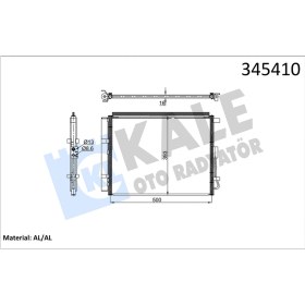 Resim Klıma Radyatoru Komple Hyundaı I30 1.6 T-gdı 2015- Kıa Ceed Pro Ceed 1.0 T-gdı 2015- 
