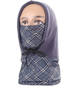 Resim Butu Açık Hava Rüzgar Geçirmez Sıcak Boyun Körüğü Gri 