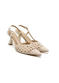 Resim Topuklu/ Stiletto Kadın 3063008 Nacree Trecc Capra Burro Burro Bej 