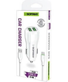 Resim Soffany SY-660 2.4A Type-C Araç Içi Şarjı 