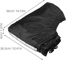 Resim UKCOCO 2 adet Kış Motosiklet Gidonu Eldiveni Peluş Astarlı Rüzgar Geçirmez ve Su Geçirmez Scooter Eldivenleri Soğuk Havalar İçin Kalınlaştırılmış Sıcak El Kılıfları 