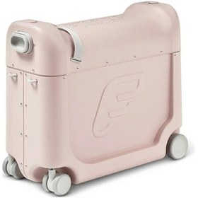 Resim Stokke Jetkids Bedbox, Uçak Koltuklarına Uyumlu Binilebilir Çocuk Valizi Pembe 