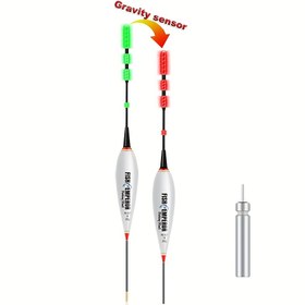 Resim 1 adet Akıllı LED Balıkçılık Şamandırası - Işıklı, Yerçekimi Algılama Bobber Karışık Renklerde (3g/5g/7g/10g) CR425 Şarj Cihazı ile - Gece Balıkçılığı için İdeal, EVA Malzeme, Uyumluluk 