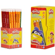 Resim Play-Doh Kurşun Kalem Renkli Üçgen 72 Li Stand PLAY-KK006 
