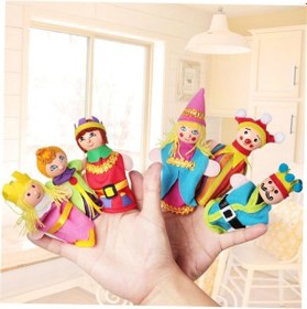 Resim Ahşap Parmak Kuklası Model No 1 