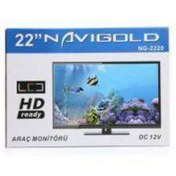 Resim Navigold Araç Içi Led Tv Ekran Tavan Monitör 12 Volt -220 Volt 22 Inç Hd 