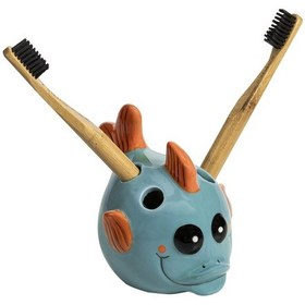 Resim Benante Seramik Diş Fırçalık - Balık Figürlü Su Yeşili 