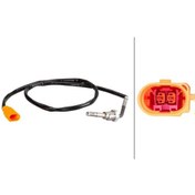 Resim HELLA 6PT010376-261 Egzoz Sıcaklık Sensörü Dizel Partıkul Filtre Sonra Turuncu Polo 10-14 Ibiza 09-15 