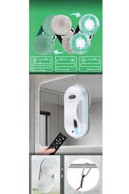 Resim Kiwi Kwc-7130 Uzaktan Kumandalı Sıvı Püskürtmeli Cam Silme Robotu 
