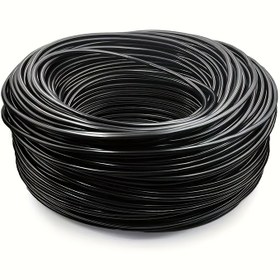 Resim Esnek Ayarlanabilir Bahçe Hortumu - 4/7mm Mikro Damlama Sulama Sistemi, Dayanıklı Kauçuk Malzeme, Standart ABD/AB Dişli Uyumlu, Çim & Bahçe Bakımı İçin İdeal, Çoklu Uzunluklarda Mevcut (197"x394") 