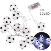Resim Yaratıcı Peri Tel Işıklar Futbol Topu Dize Işık I 3m 20 Lights Beyaz Diğer 